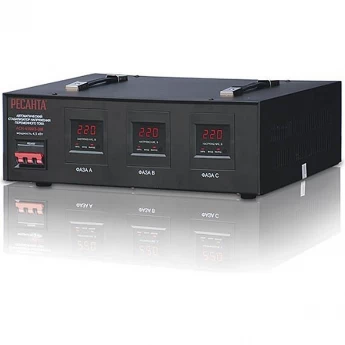 Стабилизатор напряжения РЕСАНТА АСН-4500/3 Стабилизатор напряжения РЕСАНТА АСН-4500/3