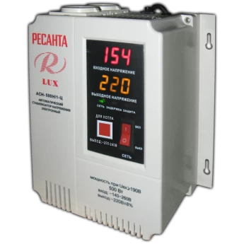 Стабилизатор РЕСАНТА LUX АСН-500Н/1-Ц
